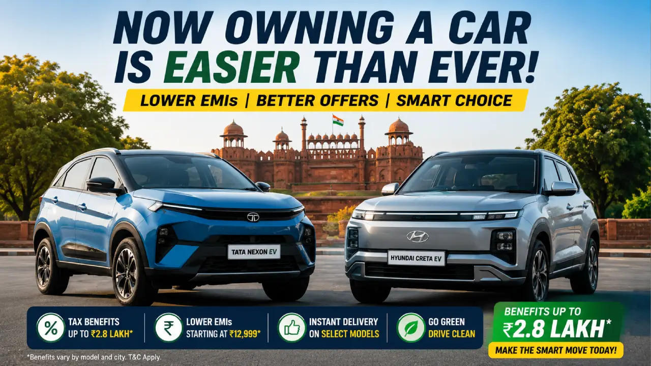Delhi EV Policy 2025: Save Up to ₹2.8 Lakh on Tata Nexon EV & Hyundai Creta EV-Full Benefits Explained