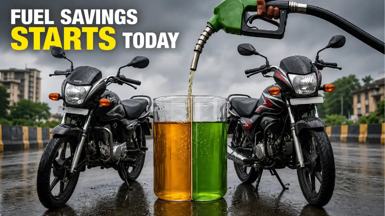 Hero Splendor Plus Flex Fuel vs HF Deluxe: Save More on Fuel with E85, Prices Under ₹1 Lakh