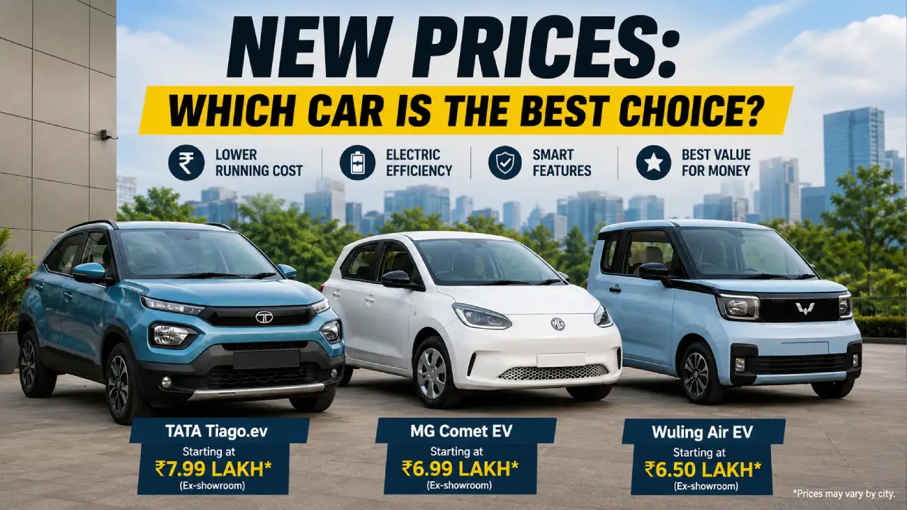 MG Comet EV vs Tata Tiago EV: Best Electric Car Under ₹10 Lakh After July Price Update?