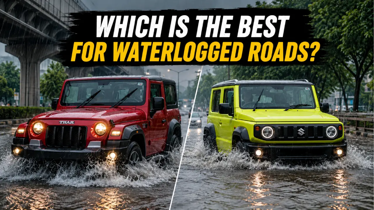 Mahindra Thar vs Maruti Jimny: Which SUV Is Safer in Monsoon Floods? July 2026 Price & 4×4 Comparison