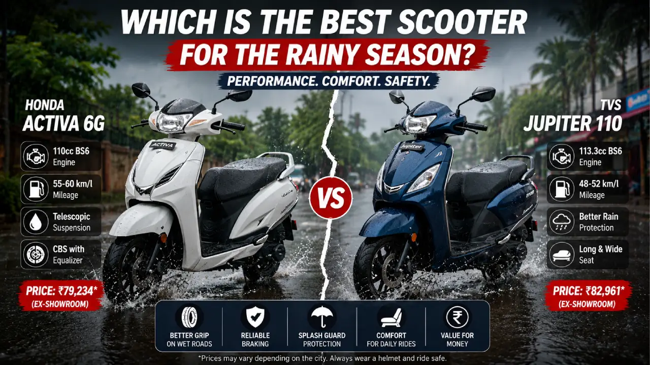 TVS iQube vs Ather Rizta: Which Electric Scooter is Best for Kerala Monsoon in 2026?